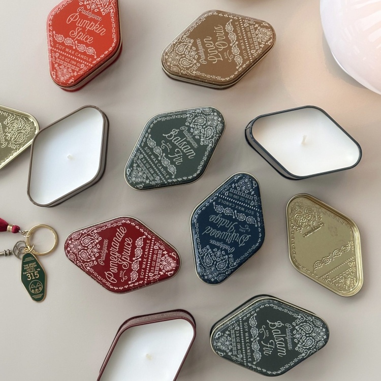 PADDYWAX, Компактная travel-свеча в металлической баночке, BALSAM & FIR