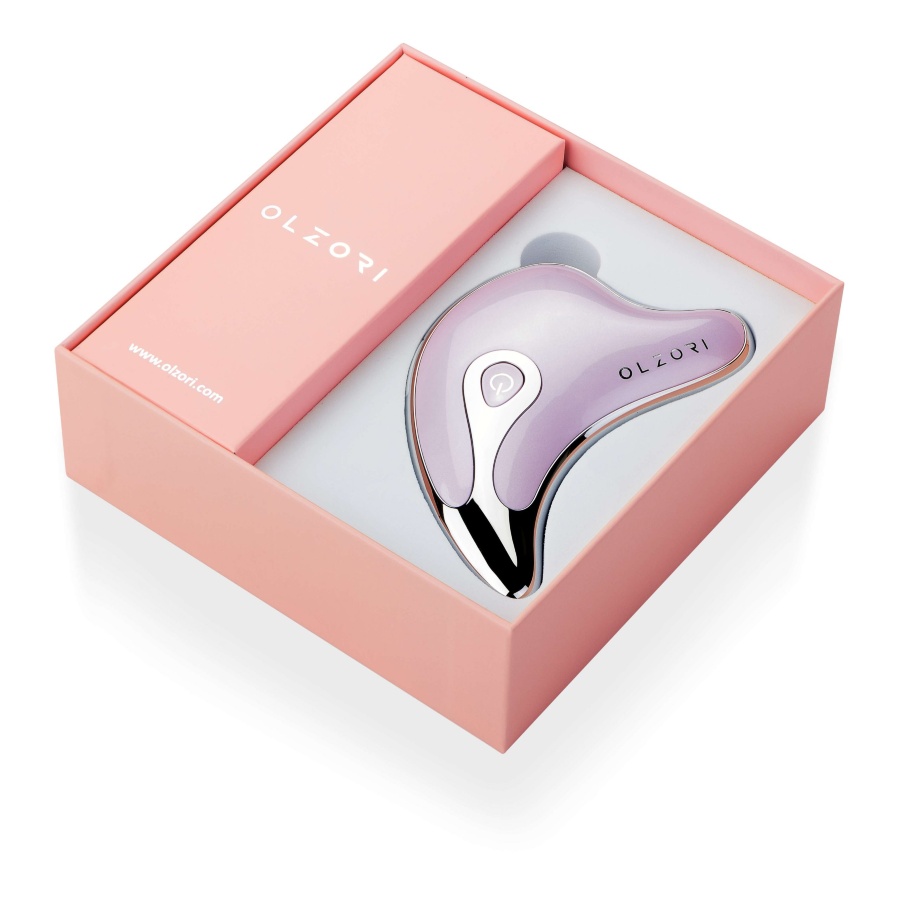 OLZORI D-LIFT Микротоковый массажер для лица (Purple)