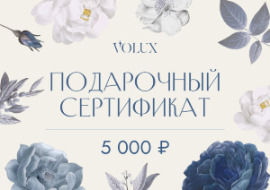 Подарочный сертификат VOLUX.RU на 5.000р 