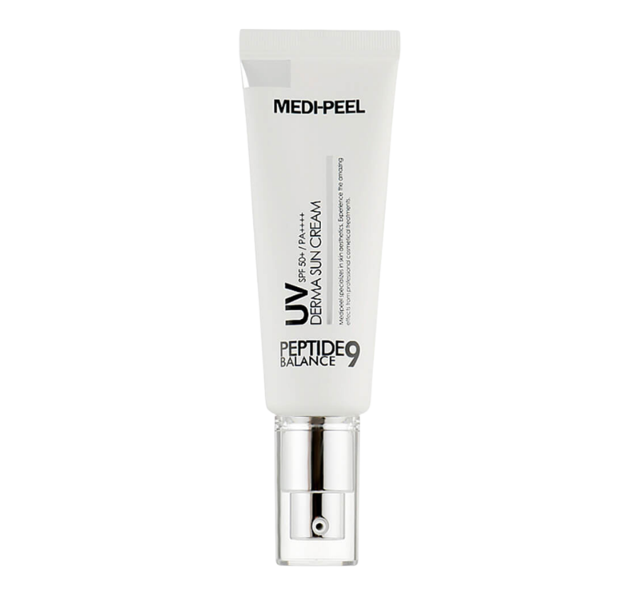 MEDI-PEEL, Peptide 9 Солнцезащитный крем, 50 мл, Balance UV Derma Sun Cream SPF 50+ PA++++