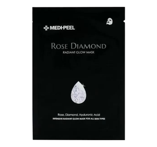 MEDI-PEEL, Rose Diamond Маска для сияния кожи с бриллиантовой крошкой, 25 мл