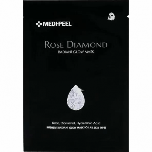 MEDI-PEEL, Маска для сияния кожи с бриллиантовой крошкой, 25 мл,Rose Diamond Radiant Glow Mask 