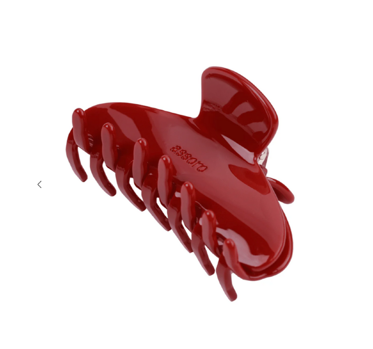 ASSORO, Крабик для волос, цвет (Красный закат)