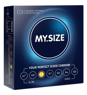 Презервативы МY.SIZE размер 53 (3шт)