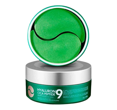 MEDI-PEEL, Hyaluron Cica Peptide 9 Патчи с центеллой и пептидным комплексом, 60 шт (30 пар)