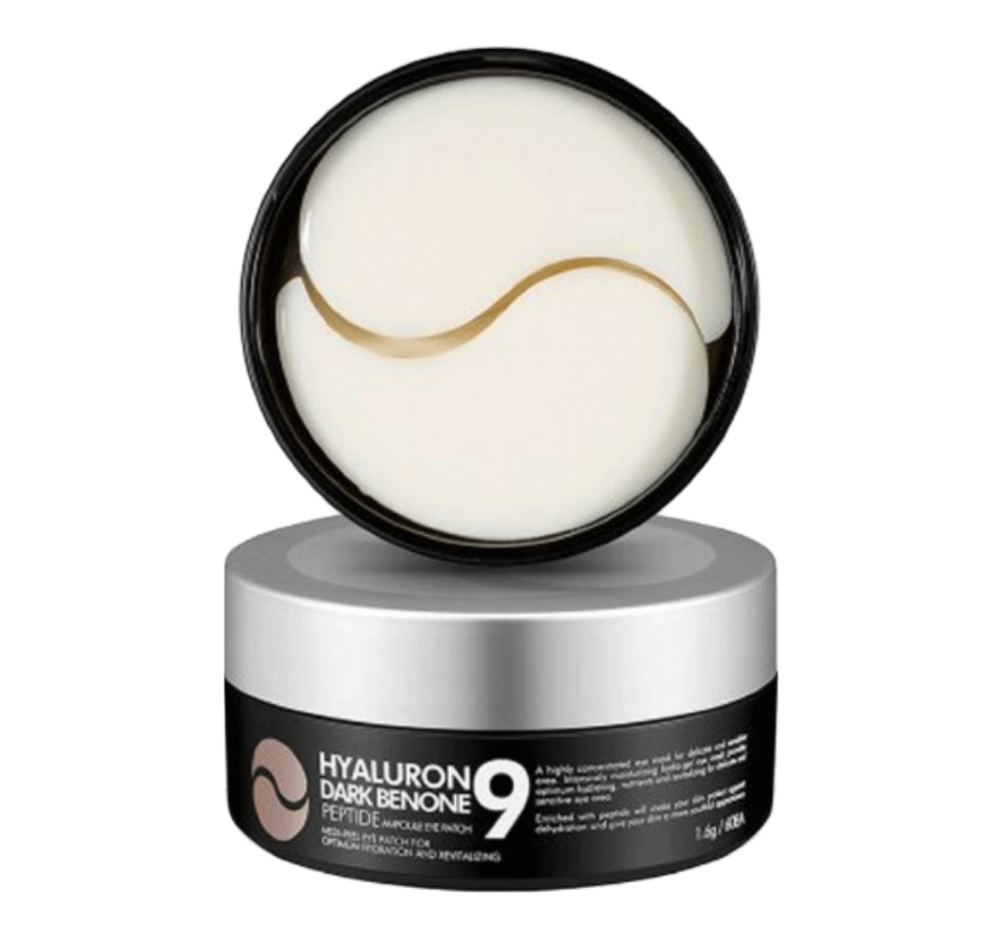 MEDI-PEEL, Peptide 9 Hyaluron Dark Benone Патчи от темных кругов с пептидами, 60 шт (30 пар)