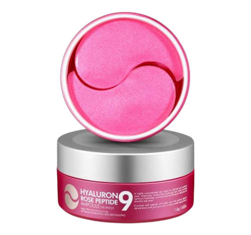 MEDI-PEEL, Peptide 9 Hyaluron Rose Патчи с пептидами и болгарской розой, 60 шт (30 пар)