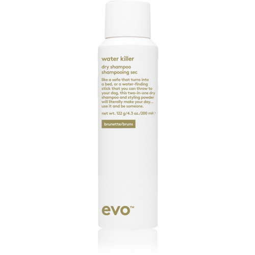 EVO, сухой шампунь-спрей полковник су[хой] брю[нет],(water killer dry shampoo brunette), 200 мл