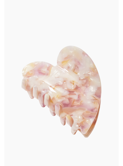 ASSORO, Крабик для волос, цвет (Розовое сердце)