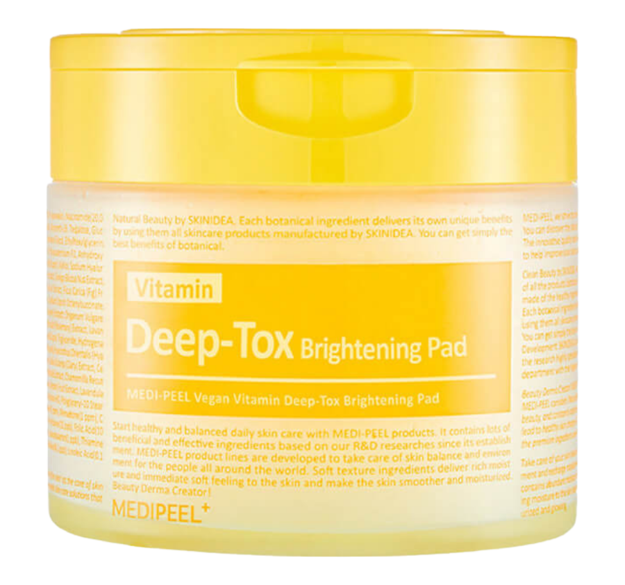 MEDI-PEEL, Deep-Tox Выравнивающие тон пэды с витаминным комплексом, 70 шт