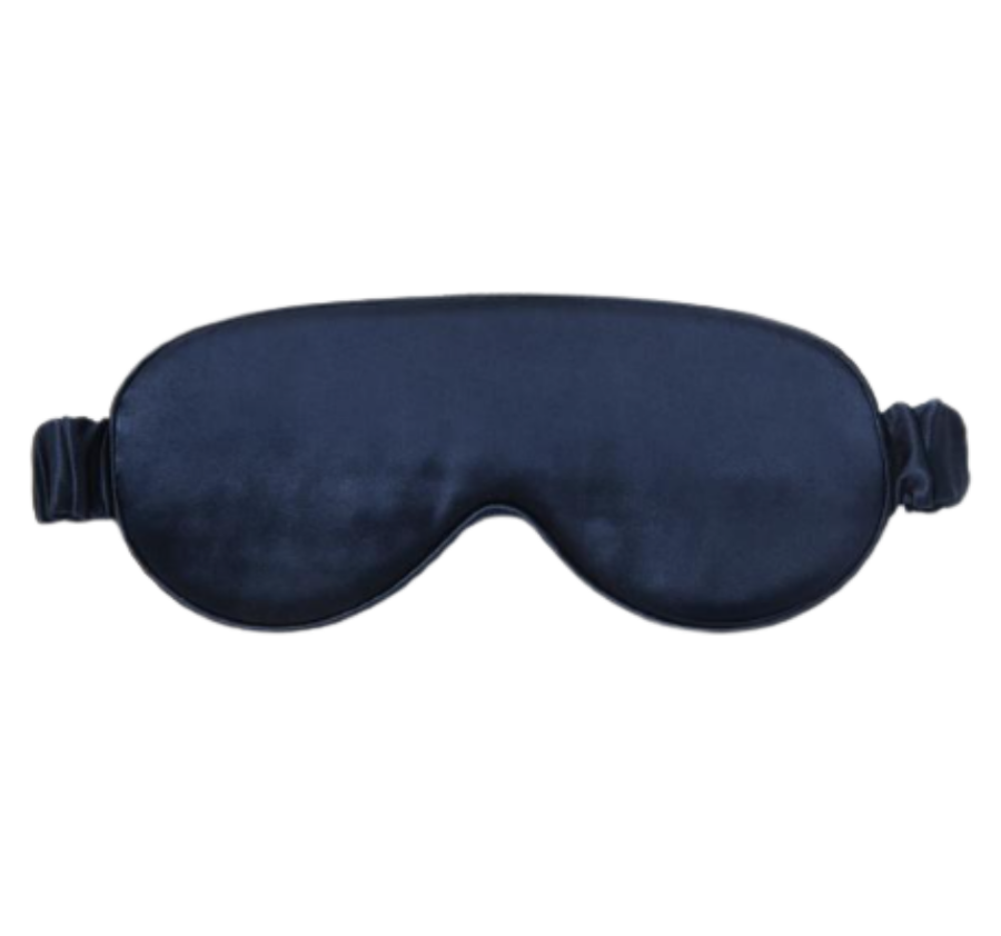 SILK LOVERS, Мужская шелковая маска для сна (синий)