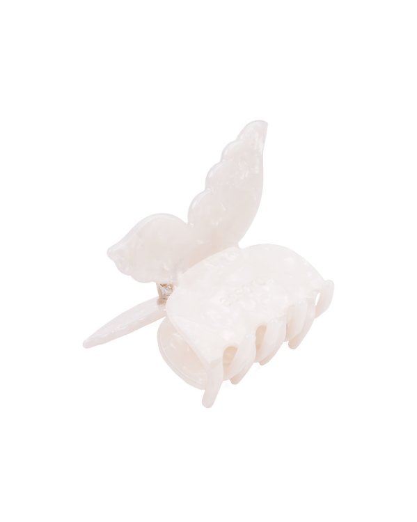 ASSORO, Крабик для волос, цвет (Белая бабочка)