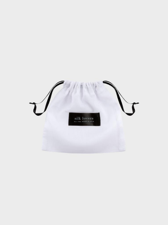 SILK LOVERS, Шелковая маска для сна (графитовая/темно-серая)