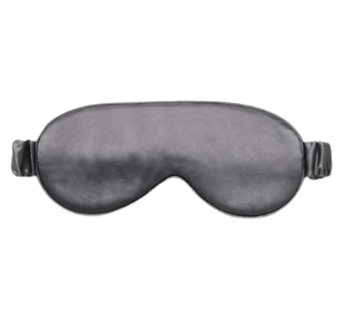 SILK LOVERS, Шелковая маска для сна (графитовая/темно-серая)