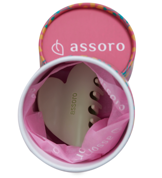 ASSORO, Крабик для волос, цвет (Маленькая фисташка )