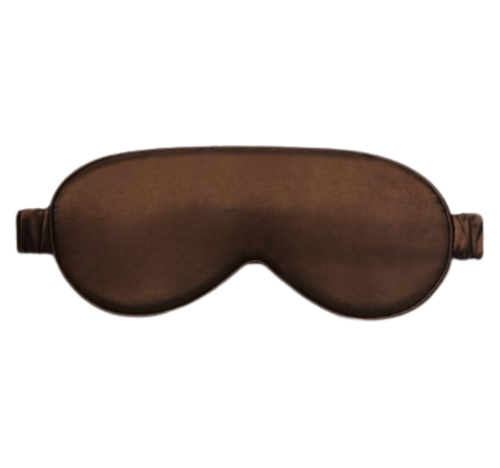 SILK LOVERS, Шелковая маска для сна (Шоколад)