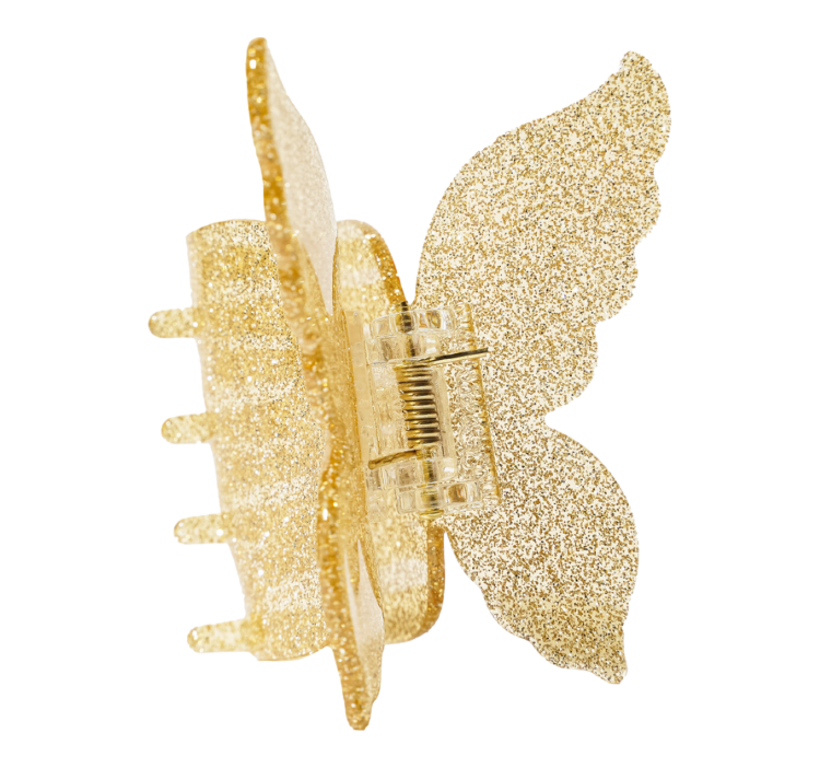 ASSORO, Крабик для волос, цвет (Золотая бабочка)