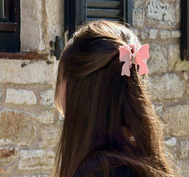 ASSORO, Крабик для волос, цвет (Пионовый бант)