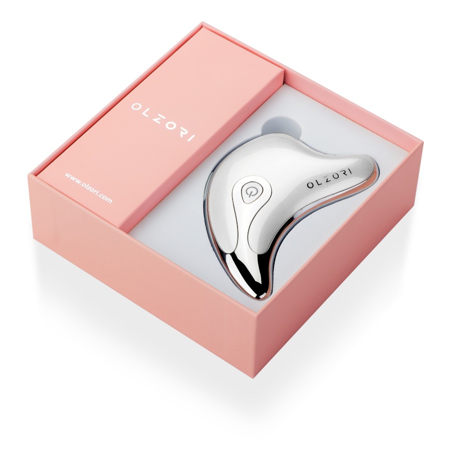 OLZORI D-LIFT Микротоковый массажер для лица (White)
