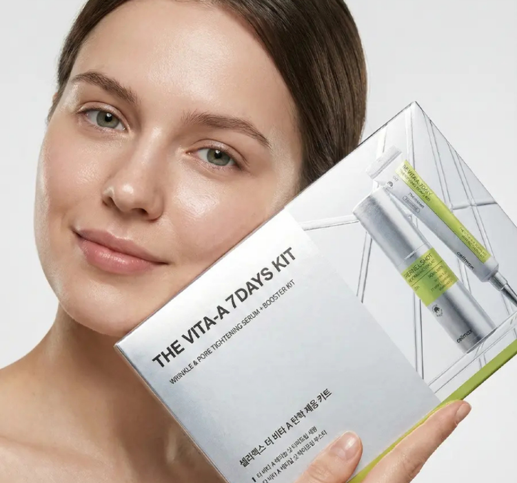CELIMAX, Набор: лифтинг-сыворотка + крем-бустер The Vita-A 7 Days Kit 1 мл х 4 шт + 1 мл х 3 шт