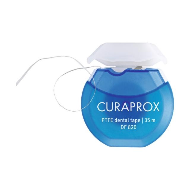 CURAPROX Нить межзубная тефлоновая с хлоргексидином, 35 м.
