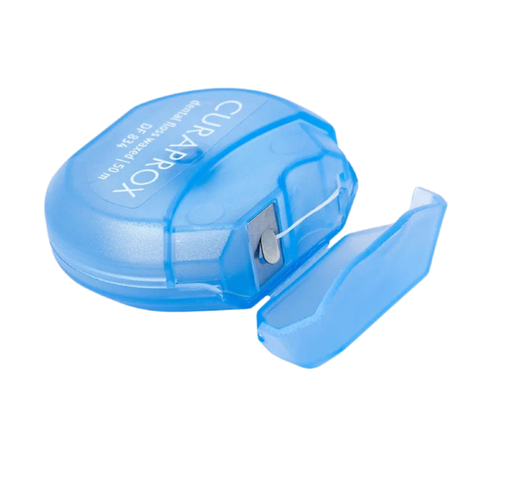 CURAPROX Нить межзубная мятная, 50 м, Dental floss waxed