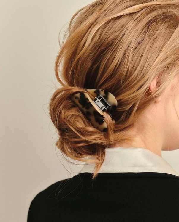 ASSORO, Крабик для волос, цвет (Саванна маленькое сердце)