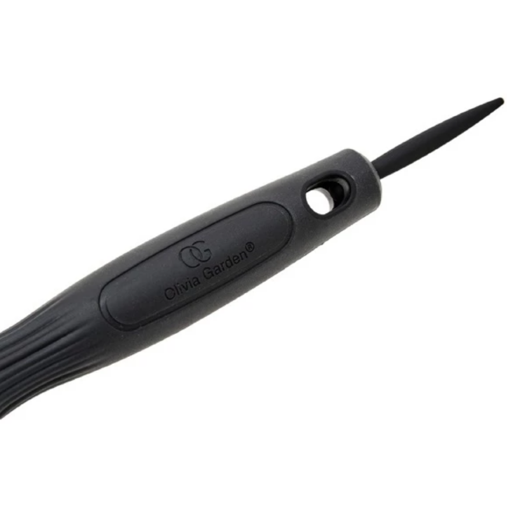 OLIVIA GARDEN, Термобрашинг 25 мм, EXPERT BLOWOUT SHINE Wavy Bristles Black Label