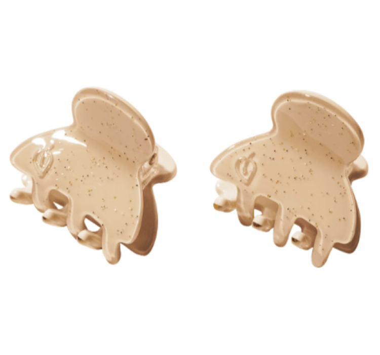 ASSORO, Набор крабов для волос мини, цвет (Чизкейк)