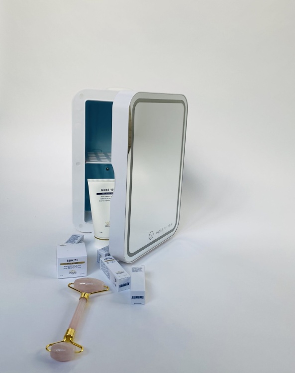 COOL BEAUTY BOX мини-холодильник для косметики, зеркальный, 6л