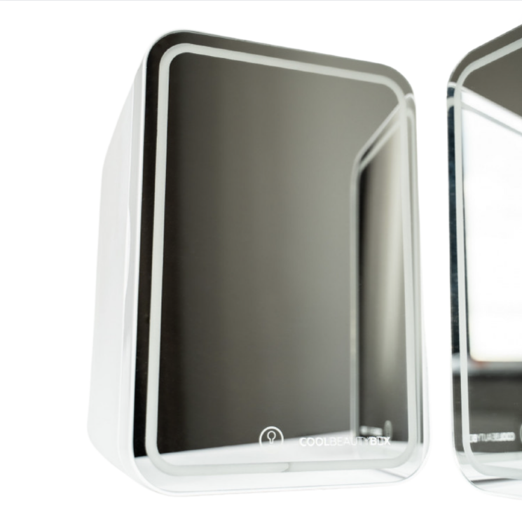 COOL BEAUTY BOX мини-холодильник для косметики, зеркальный, 6л
