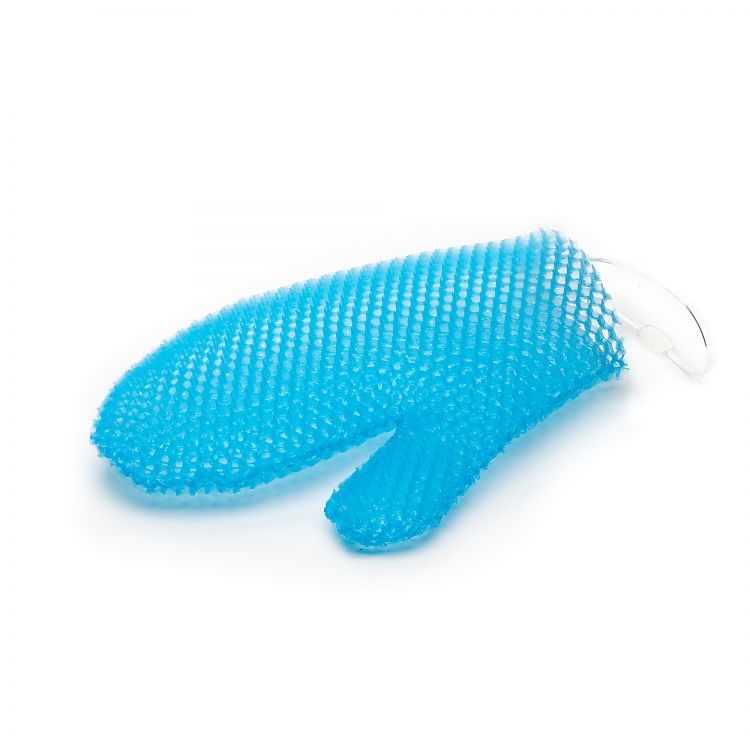 SUPRACOR Stimulite®. Мочалка рукавичка.(Голубая)