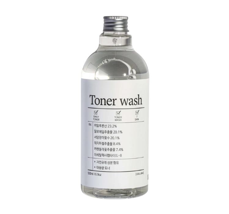 CELLBN TONER WASH Увлажняющее средство для умывания и тонизирования (500мл)