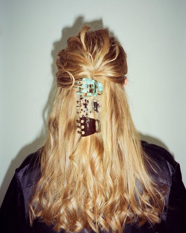 ASSORO, Крабик для волос, цвет (Шоколад)