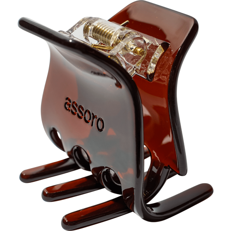 ASSORO, Крабик для волос, цвет (Шоколад)