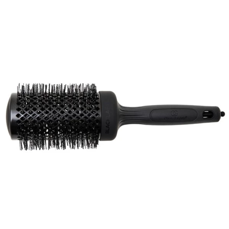OLIVIA GARDEN, Термобрашинг 55 мм, EXPERT BLOWOUT SHINE Wavy Bristles Black Label