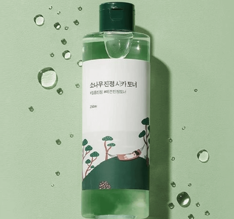 ROUND LAB, Тоник с экстрактами сосны и центеллы для проблемной кожи, 250 мл, Pine Calming Cica Tone