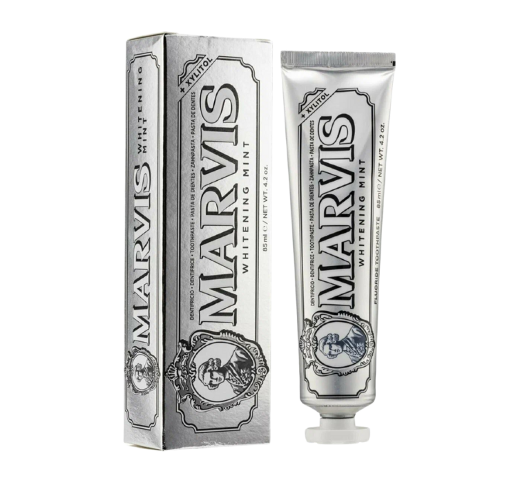 MARVIS Зубная паста отбеливающая Мята WHITENING MINT, 85 мл