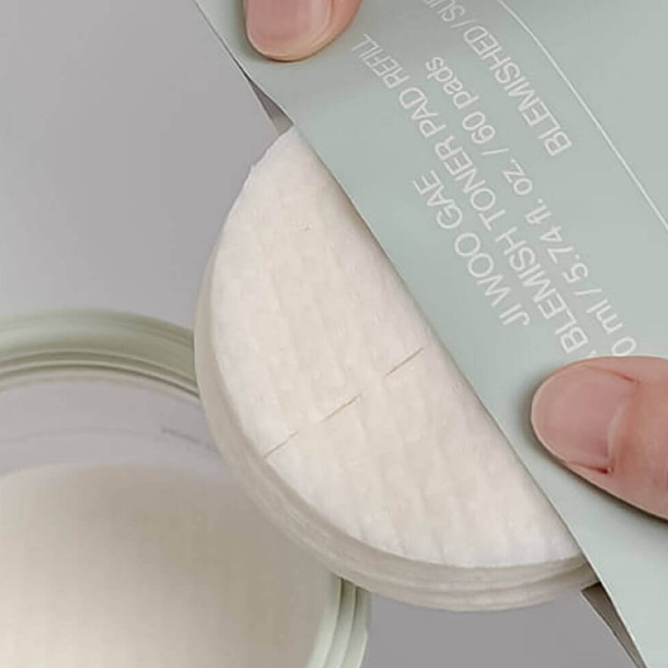 CELIMAX, Успокаивающие тонер-пэды с ВНА-кислотами, 30мл (10шт) JiWoo Gae Cica BHA Blemish TonerPad 