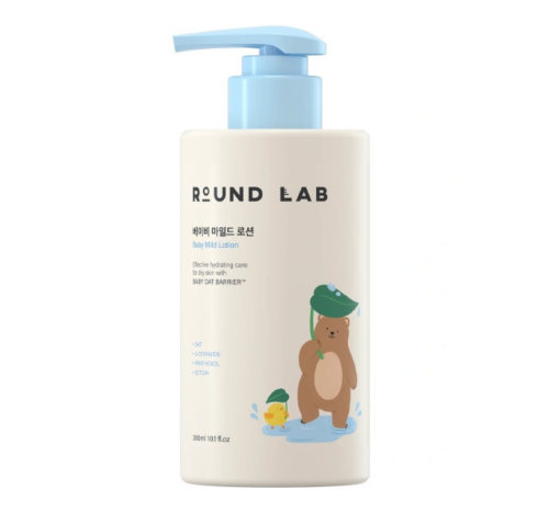 ROUND LAB, Детский увлажняющий лосьон для чувствительной кожи, 300 мл, Baby Mild Lotion 