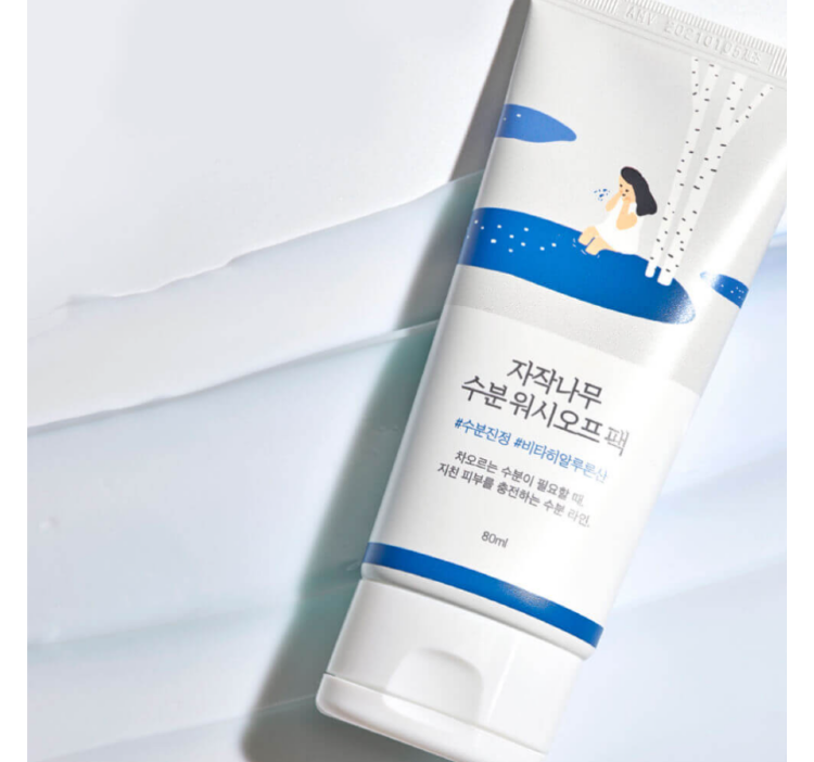 ROUND LAB, Увлажняющая смываемая маска с березовым соком, 80мл,Birch Juice Moisturizing Wash OffPack