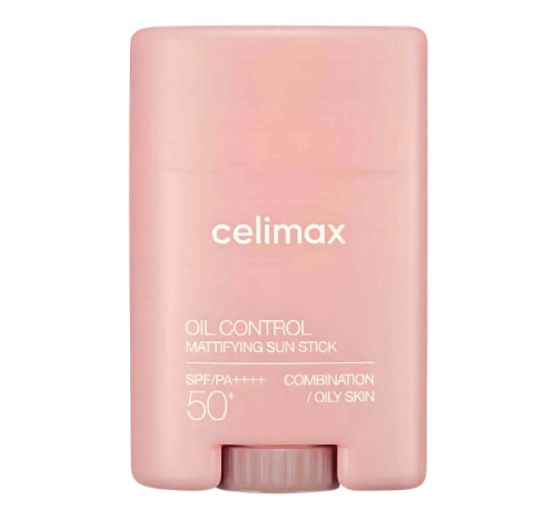 CELIMAX, Солнцезащитный матирующий стик, 19 гр, Oil Control Mattifying Sun Stick SPF50+ PA++++ 