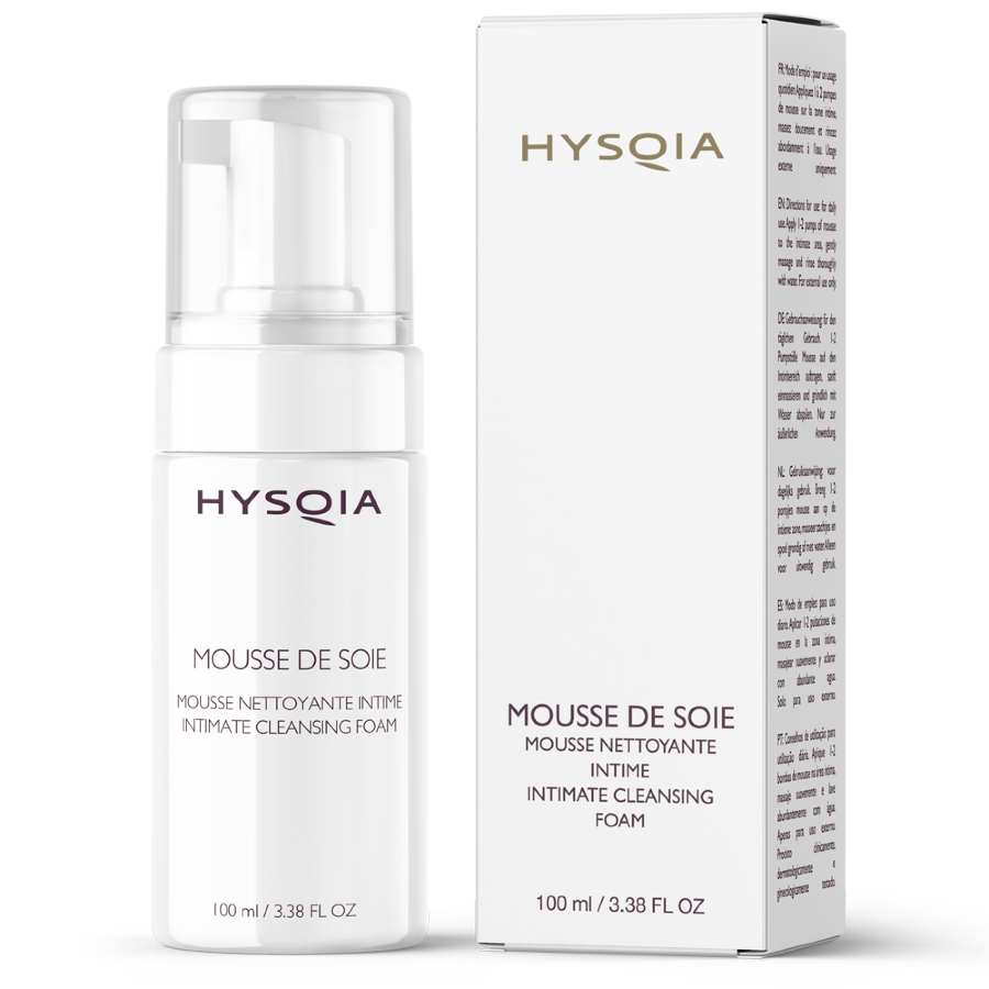 HYSQIA Mousse de sole, Мусс-пенка для интимной гигиены "Шелковый мусс" 100мл