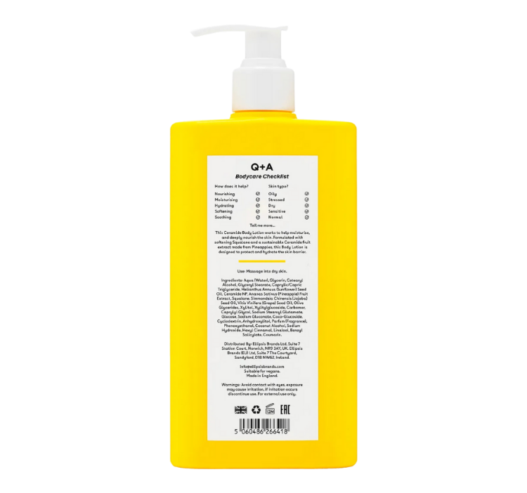 Q+A, Лосьон для тела, 250 мл, CERAMIDE 