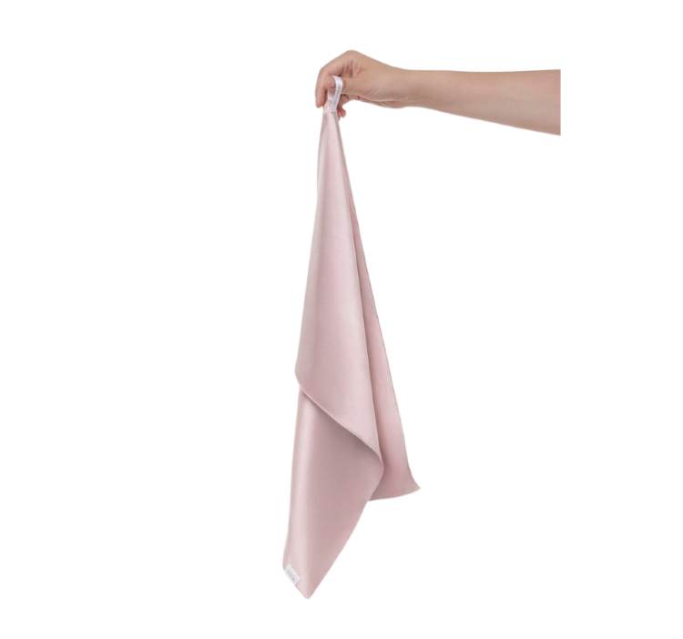 SILK LOVERS, Полотенце для лица из натурального шелка 32*50, цвет (пудра)