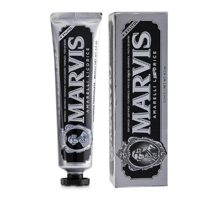 MARVIS Зубная паста Лакрица Амарелли, 85 мл, Amarelli Licorice