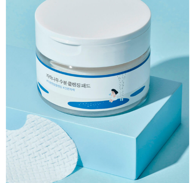 ROUND LAB, Успокаивающие пэды с берёзовым соком, 80 шт, Birch Juice Moisturizing Pad 