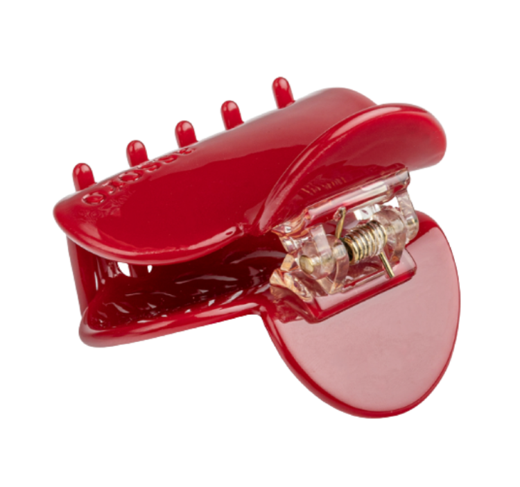 ASSORO, Крабик для волос макси, цвет (Бордовое сердце)