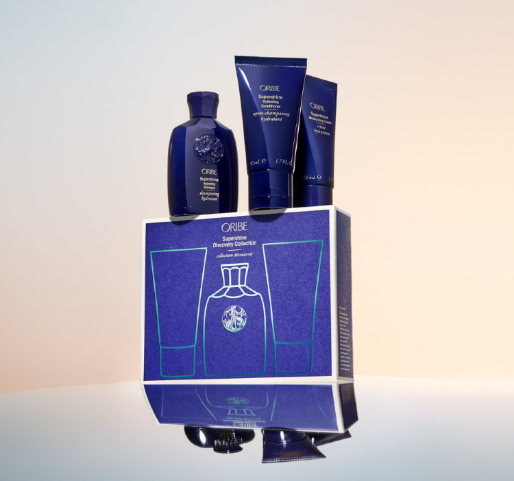 ORIBE, Набор для увлажнения волос "Драгоценное сияние", 75+50+50мл, Supershine Discovery Collection
