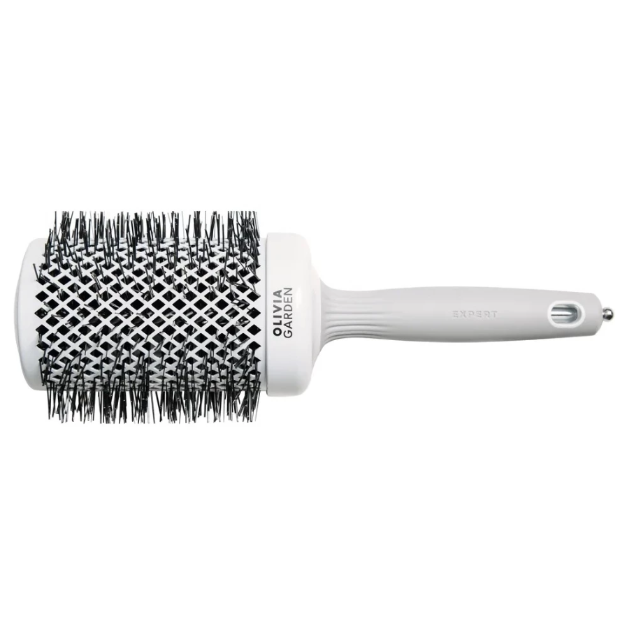 OLIVIA GARDEN, Термобрашинг 65 мм Серый, EXPERT BLOWOUT SHINE White&Grey